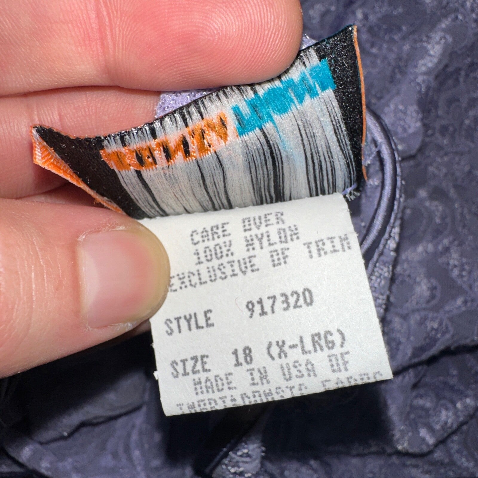 Soft Sensations 80s VTG Women's Lace Trim Satin Mini Slip Lingerie Dress Purple