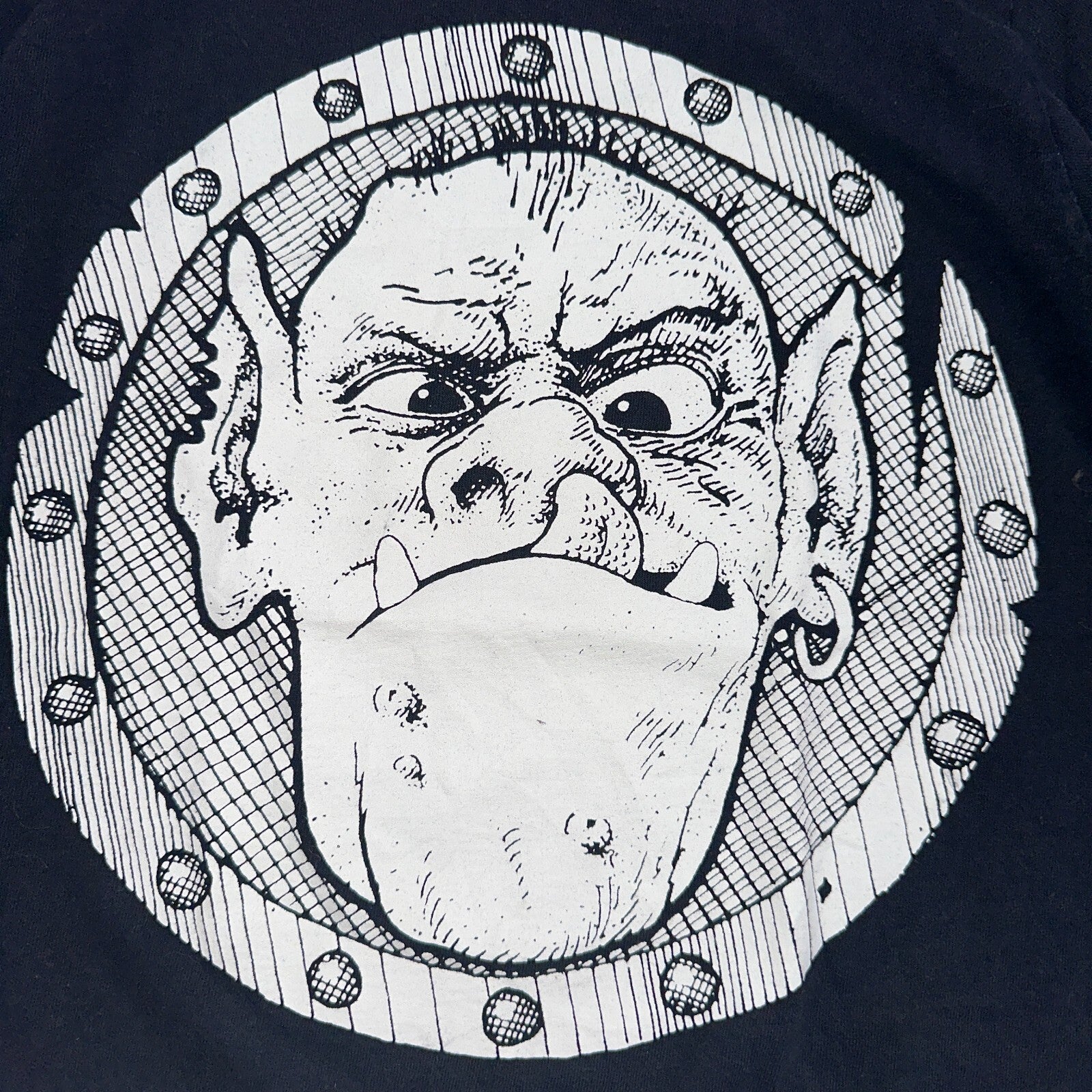 ORCS NEST VTG Style T Shirt Black FOTL Black Small Graphic Funny Ogre Cute