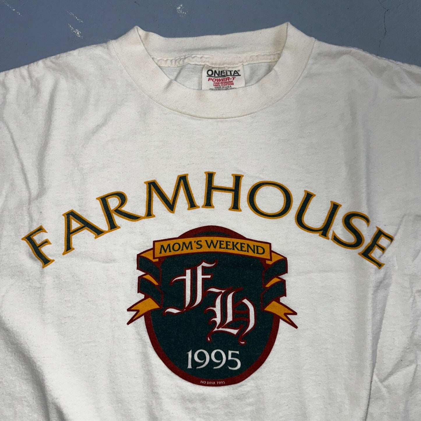 Oneita Moms Weekend VTG T Shirt 90s Single Stitch USA Farmhouse Boho Cool 1995