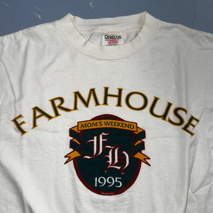 Oneita Moms Weekend VTG T Shirt 90s Single Stitch USA Farmhouse Boho Cool 1995