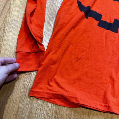 Halloween Pumpkin Costume Vintage T Shirt Y2K Orange Cute Simple Basic