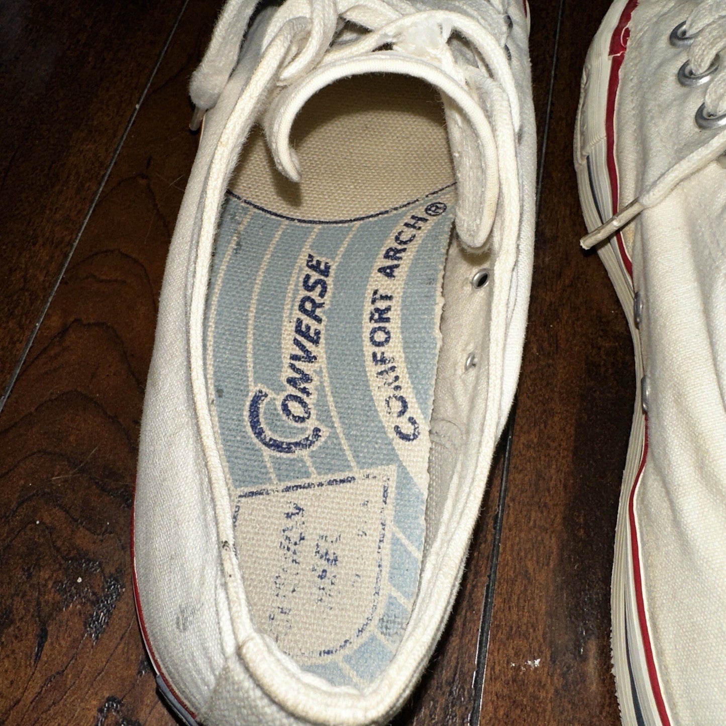 Vintage 50s CONVERSE Chuck Taylor Star Low Blue Label 7.5 1950s 60s USA RARE