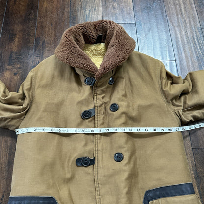 VTG 1930s 1940s USMC Deck Jacket 42 USN US Military 30s 40s Transport Mackinaw