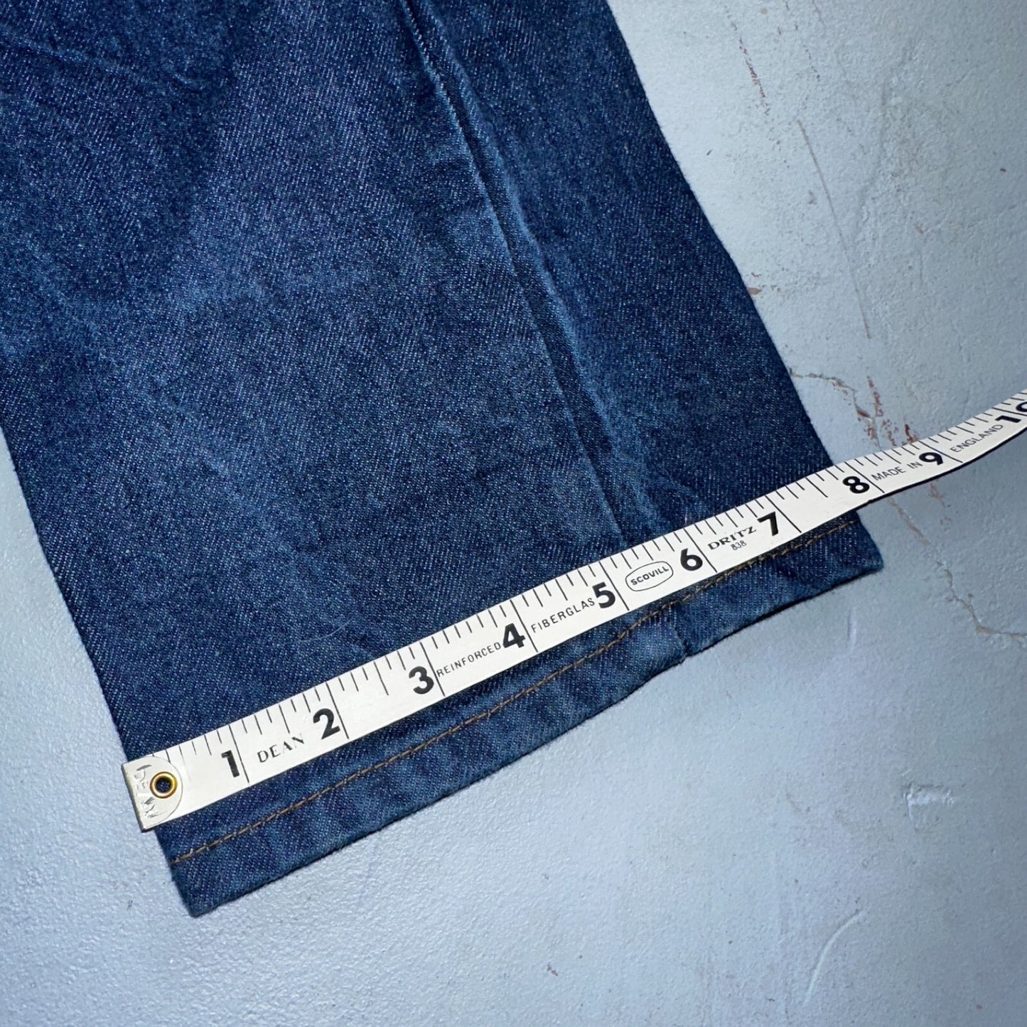 Levis 505 Vintage 80s 20505-0217 Orange Tab Dark 501 Jeans 36x34 USA 1980s