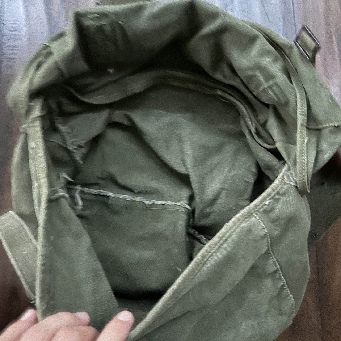 U.S. MILITARY Web Belt Bag Duffle Waist Fanny Pack 1940s 40s WWII Hiking Tools