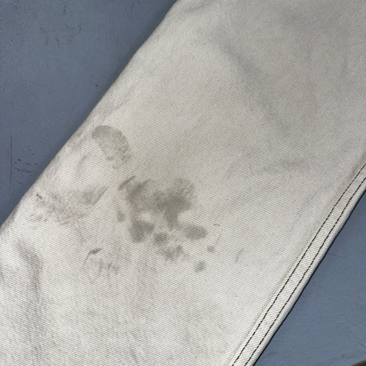 Levis 501 Vintage 90s USA XX Straight Leg Jeans White Stained 32x34 Act 30x33