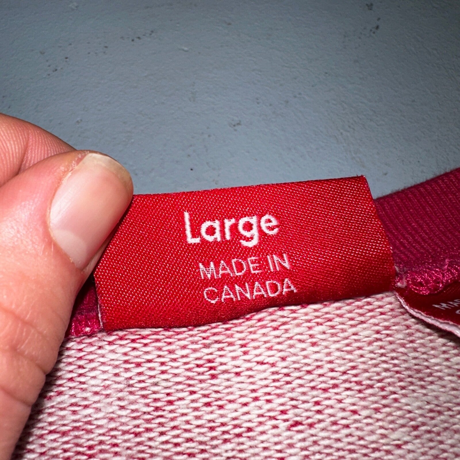 Supreme Pink Script Log Sweater Large Knit Box Logo Simple Subtle Raglan