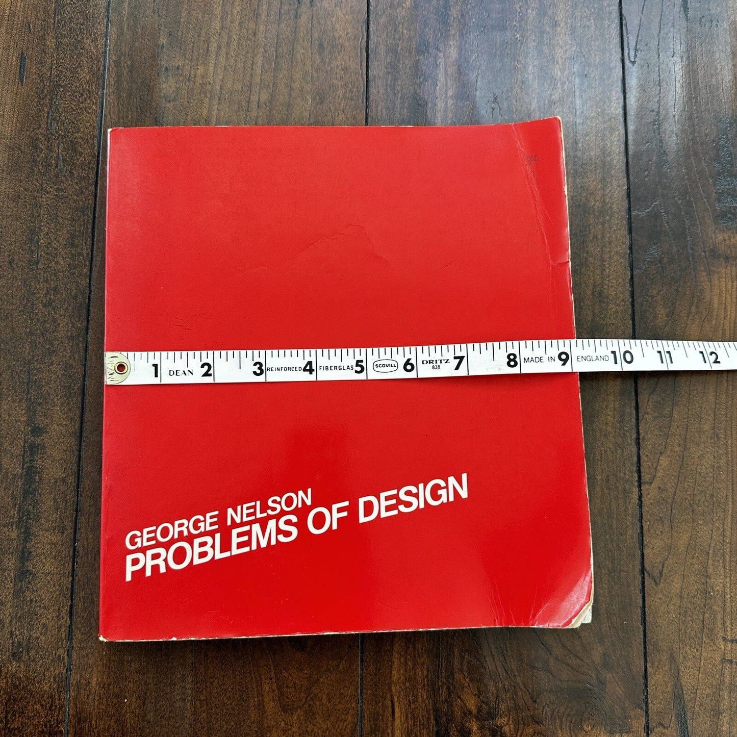 George Nelson Problems Of Design Red Softcover Book Text Art MCM Eames Rare 1979