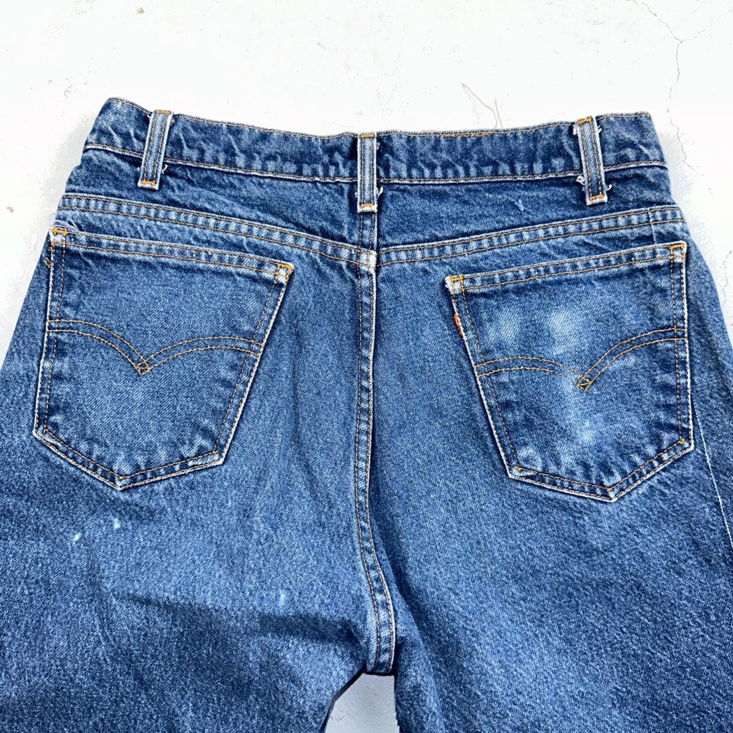 Levis 505 Vintage 90s Orange Tab Jeans Blue Med 501 Wash 33x34 Act 31x33