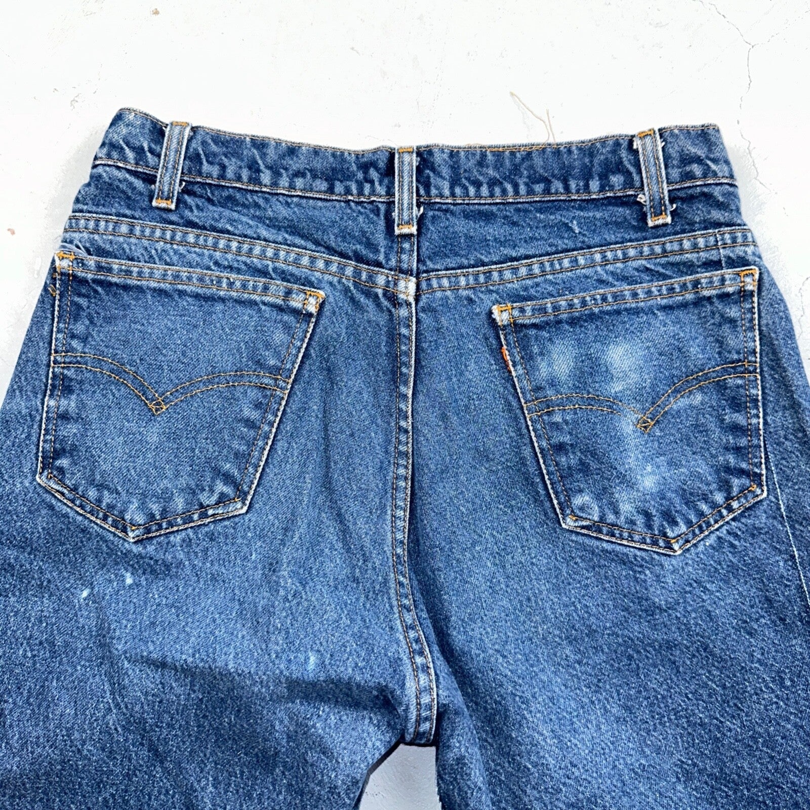 Levis 505 Vintage 90s Orange Tab Jeans Blue Med 501 Wash 33x34 Act 31x33