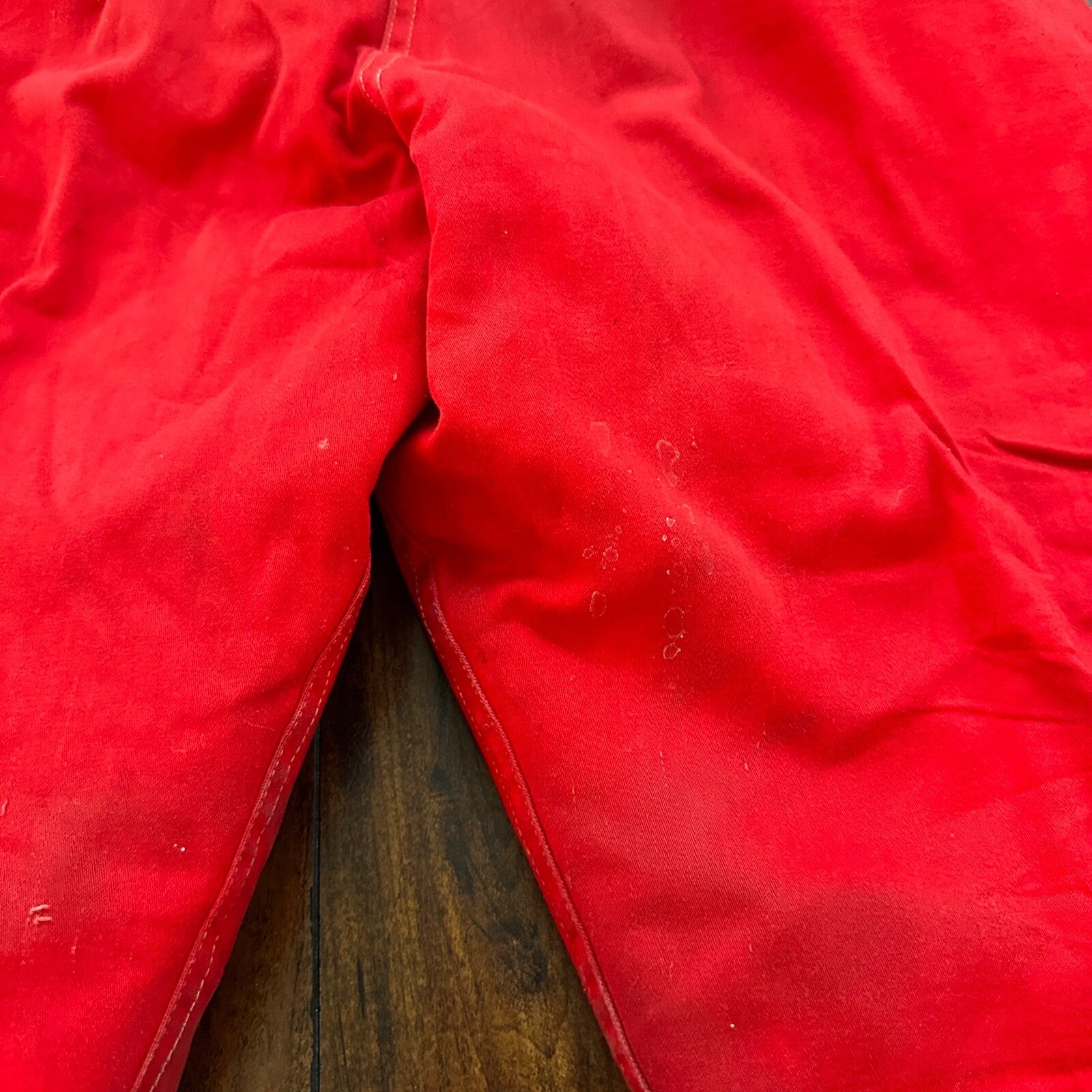 VTG Buckleback Red Layer Pants Mens Red Quilted Rockabilly 60s 70s Winter