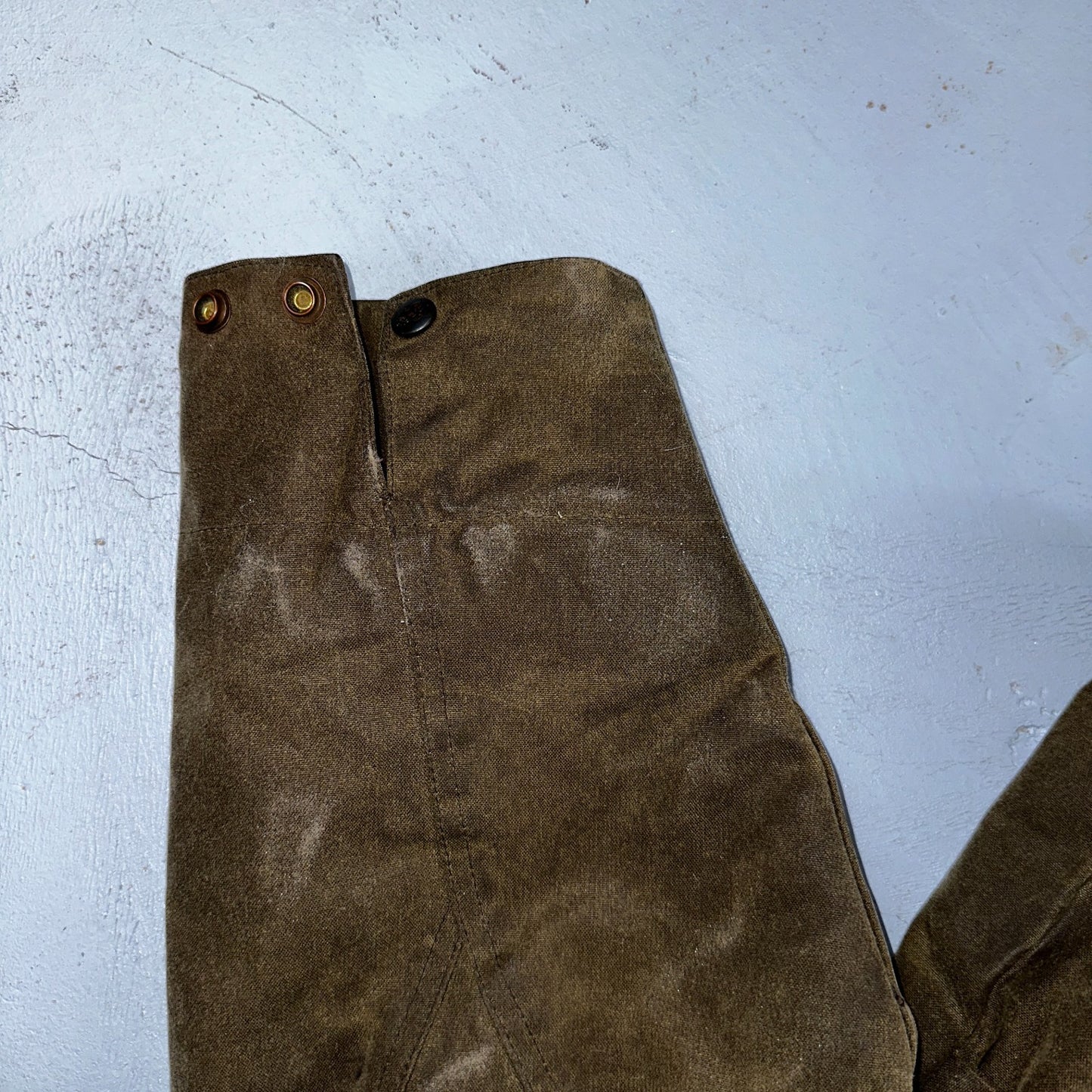 Outback Trading Waxed Canvas Fleece Lined Oilskin Jackhammer Jacket Mens XL