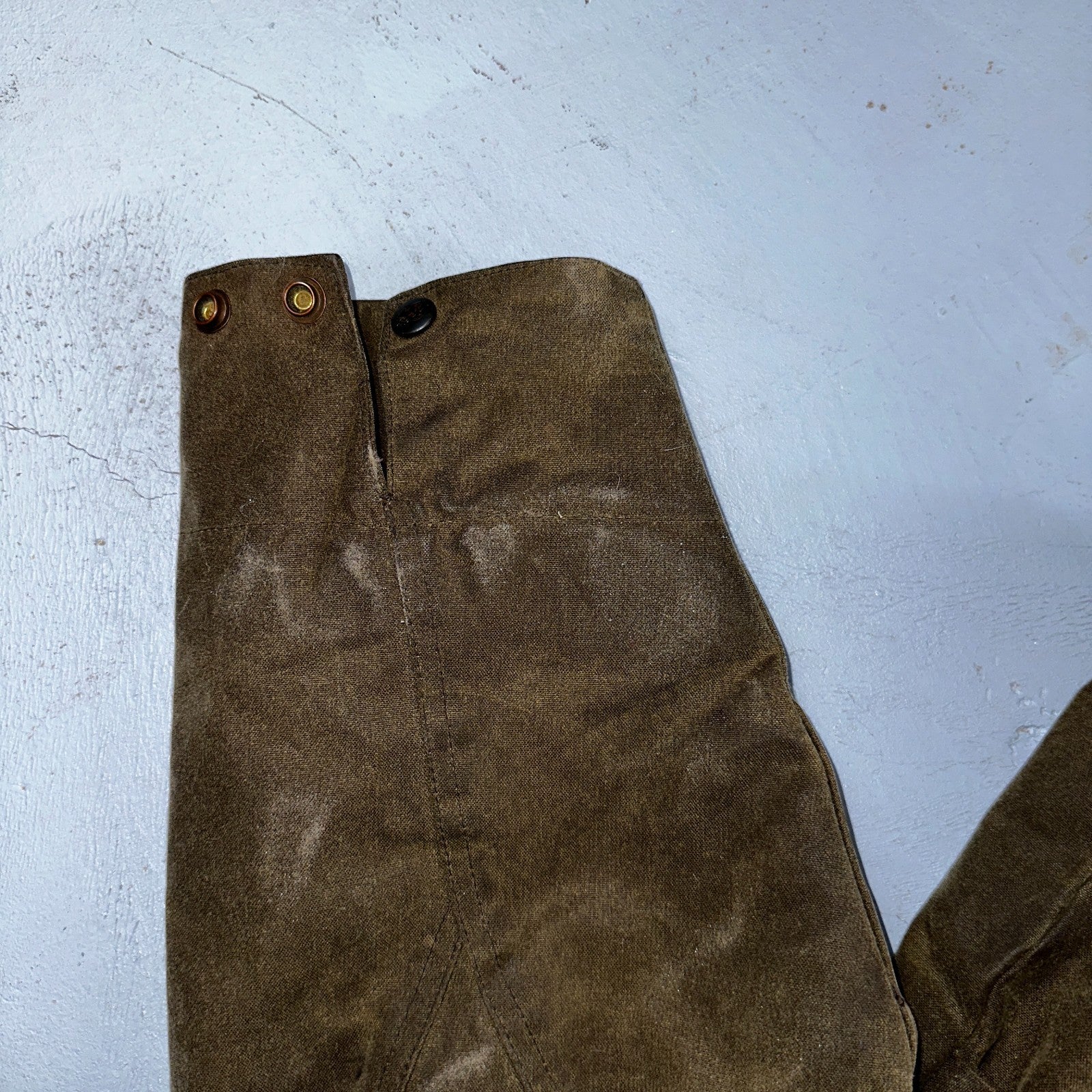 Outback Trading Waxed Canvas Fleece Lined Oilskin Jackhammer Jacket Mens XL