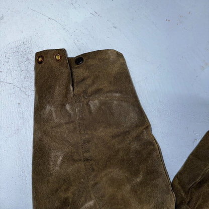 Outback Trading Waxed Canvas Fleece Lined Oilskin Jackhammer Jacket Mens XL