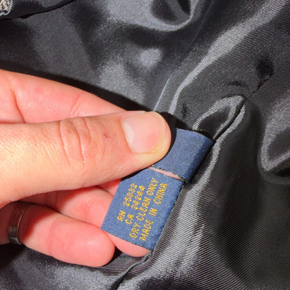 Vintage Circle S Dallas Texas Western Cowboy Blazer Jacket Mens 44L Silk Lining