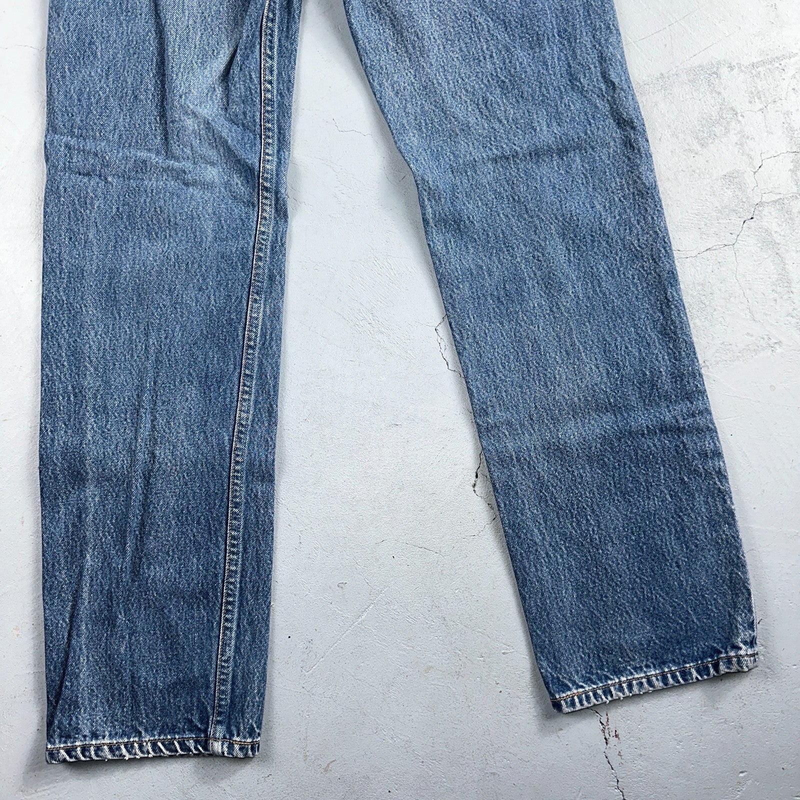 Levis 501 Vintage 90s USA XX Straight Leg Jeans Blue Med Wash 32x36 Act 29x32