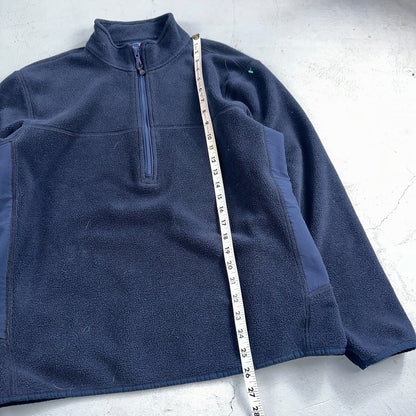 Vineyard Vines Vineyard Navy Quarter Zip Fleece Lined Mountain Sweater - Size M