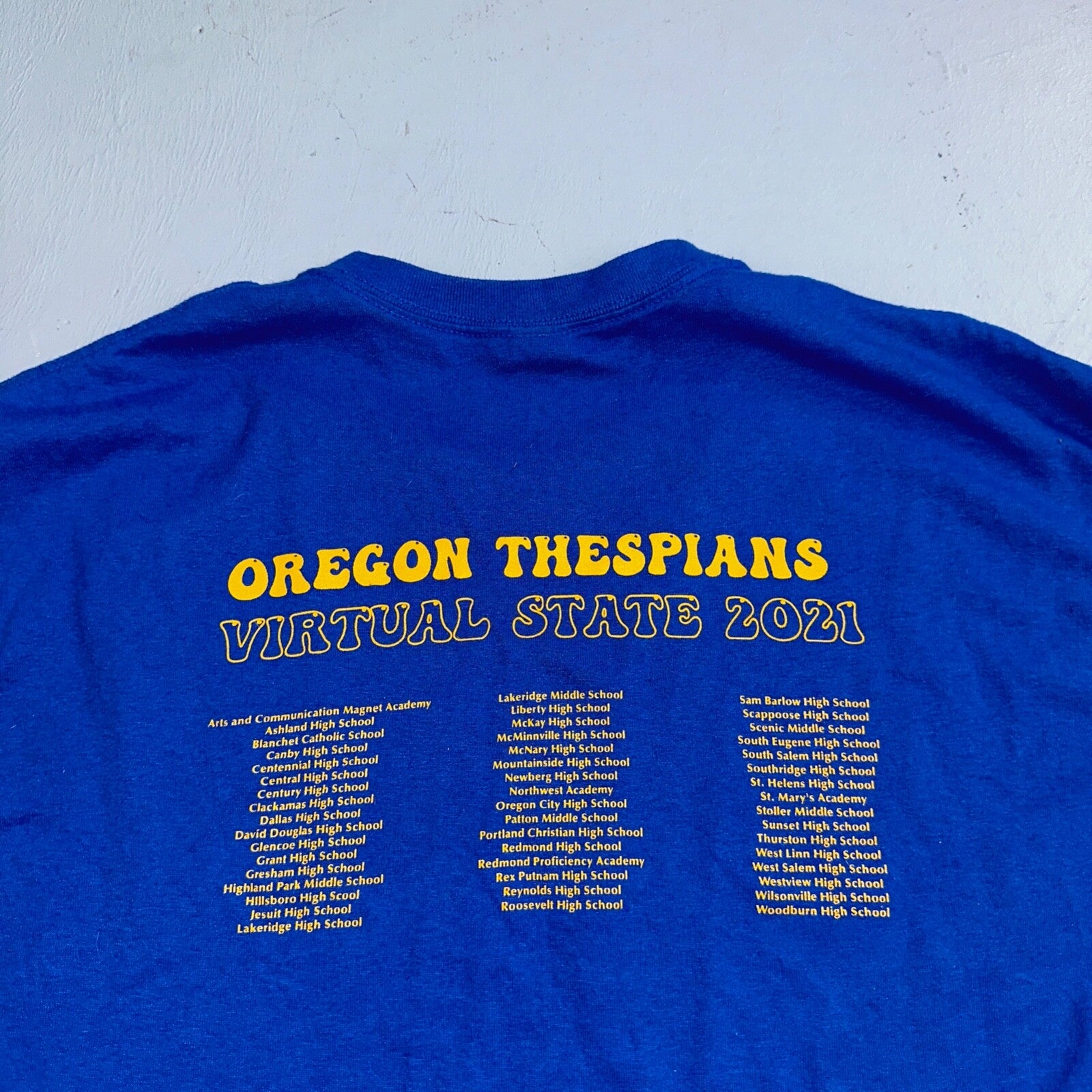 Thespian Society Art Oregon Out Of This World T Shirt Fun Cute Acting Theatre