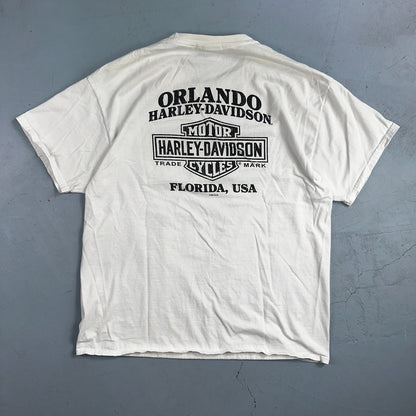 Harley Davidson Orlando Flordia VTG T Shirt Motorcycle Bike Graphic Y2K Ride