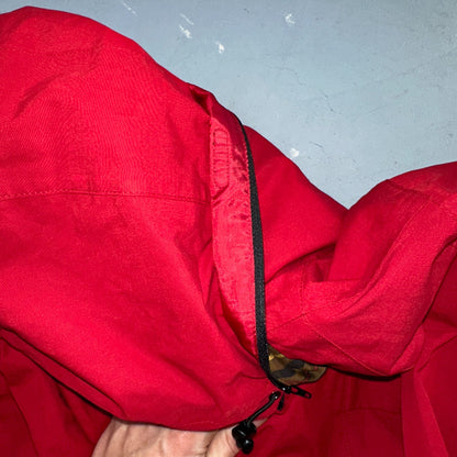 Pendleton Womens Medium Full Zip Hooded Plaid Lined Outdoor Jacket VTG Style Red