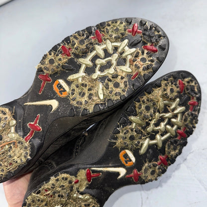 VTG Nike Kempshall Last Golf Shoes Mens 10 Black 90s 1998 Tiger Era Needs Clean