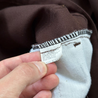 VTG Levis 517 Lot 2 Blue + Brown Polyester Pants Black Gold Tab 34x30 Act 32x28