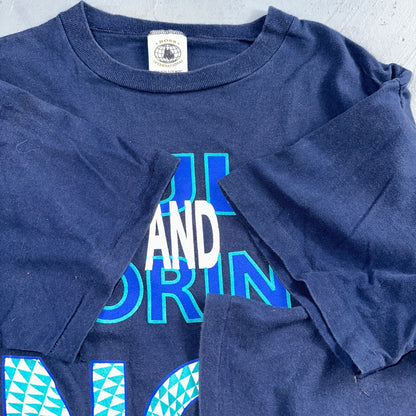 Dull And Boring NOT VTG T Shirt Crop Top Summer Beach Funny Text Quote Graphic