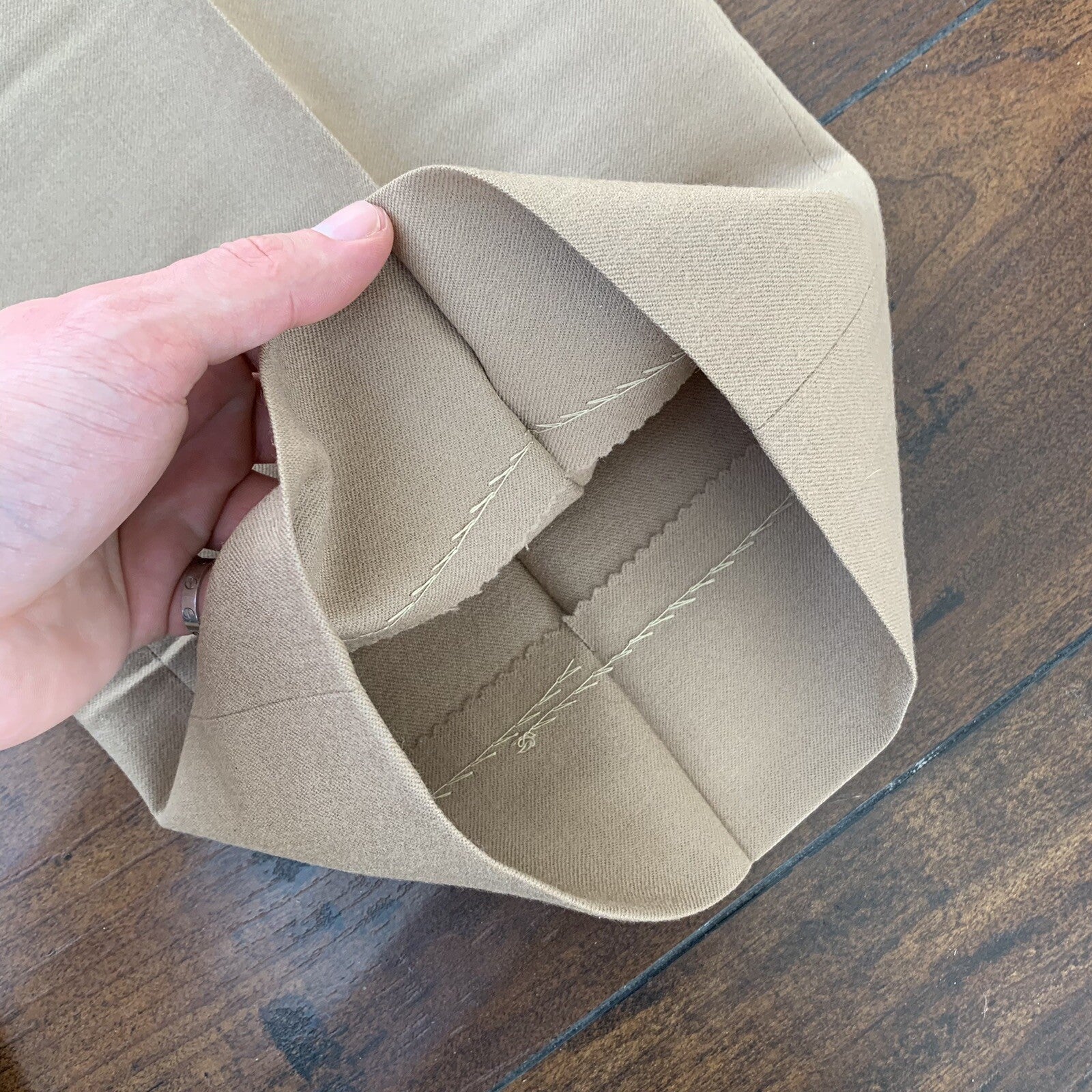 Vintage USA Talon Nordstrom Hunting Field Pants 34x28 Khaki Brown 60s Trouser