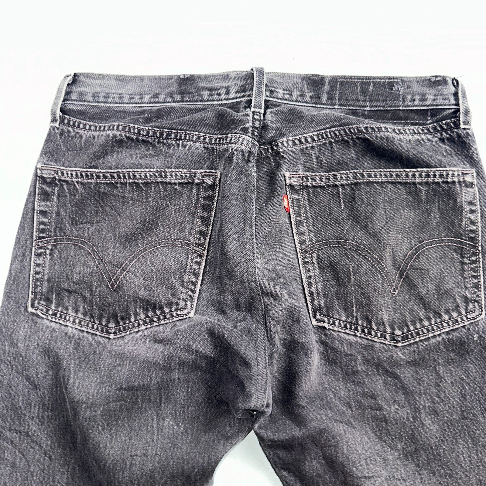 Levis 501 Vintage Y2K Mexico XX Straight Leg Jeans Black Wash 34x31