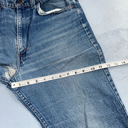 Levis 517 Vintage 80s USA Orange Tab Bootcut Flare Blue Worn Jeans Act 33x29