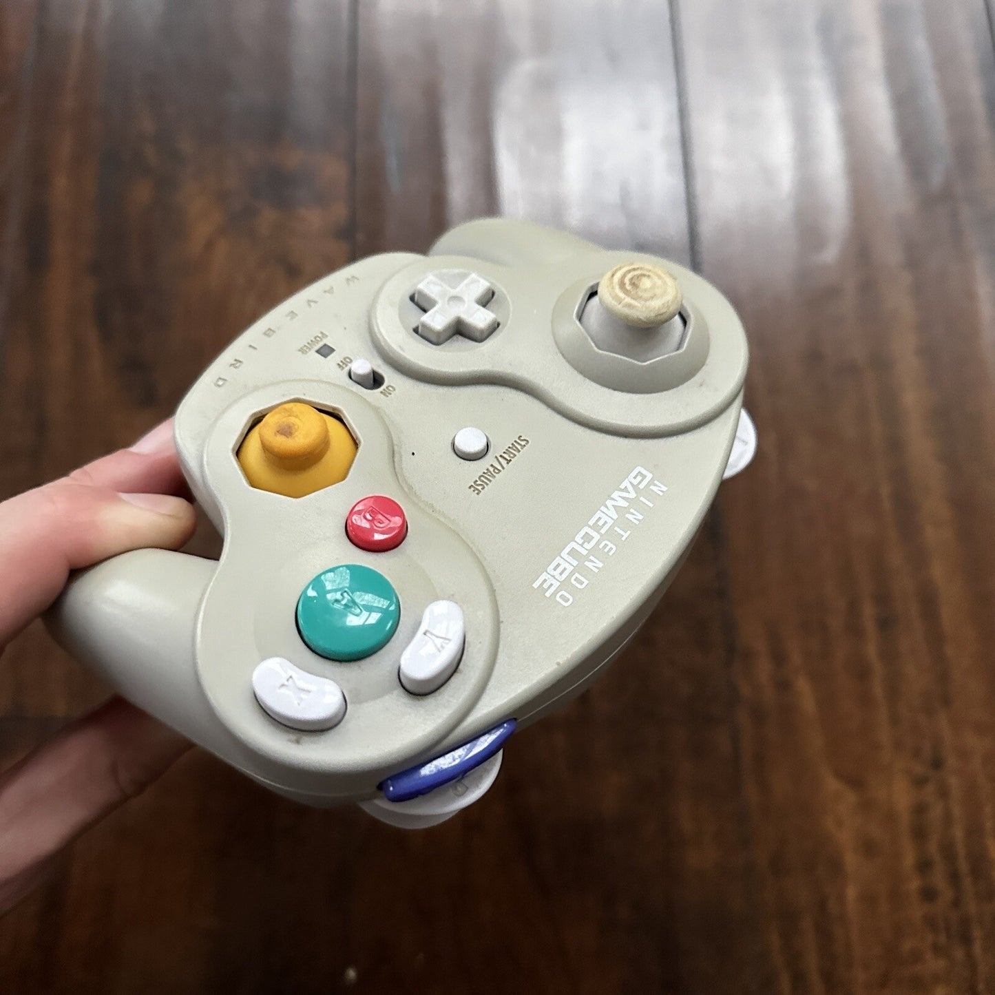 Nintendo Gamecube Wavebird Wireless Controller Gray Platinum  UNTested