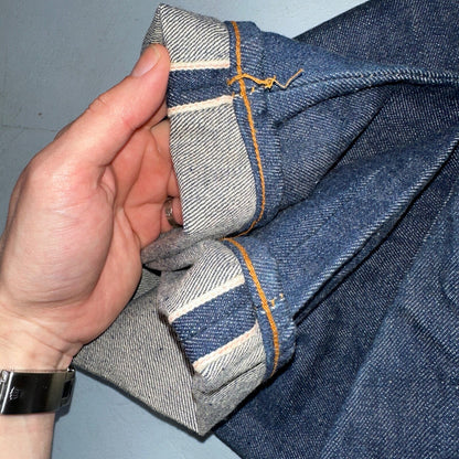 Levis 501 VTG 70s SS Deadstock Redline Selvedge Jeans XX 1966 29x36 Rare Dark DS