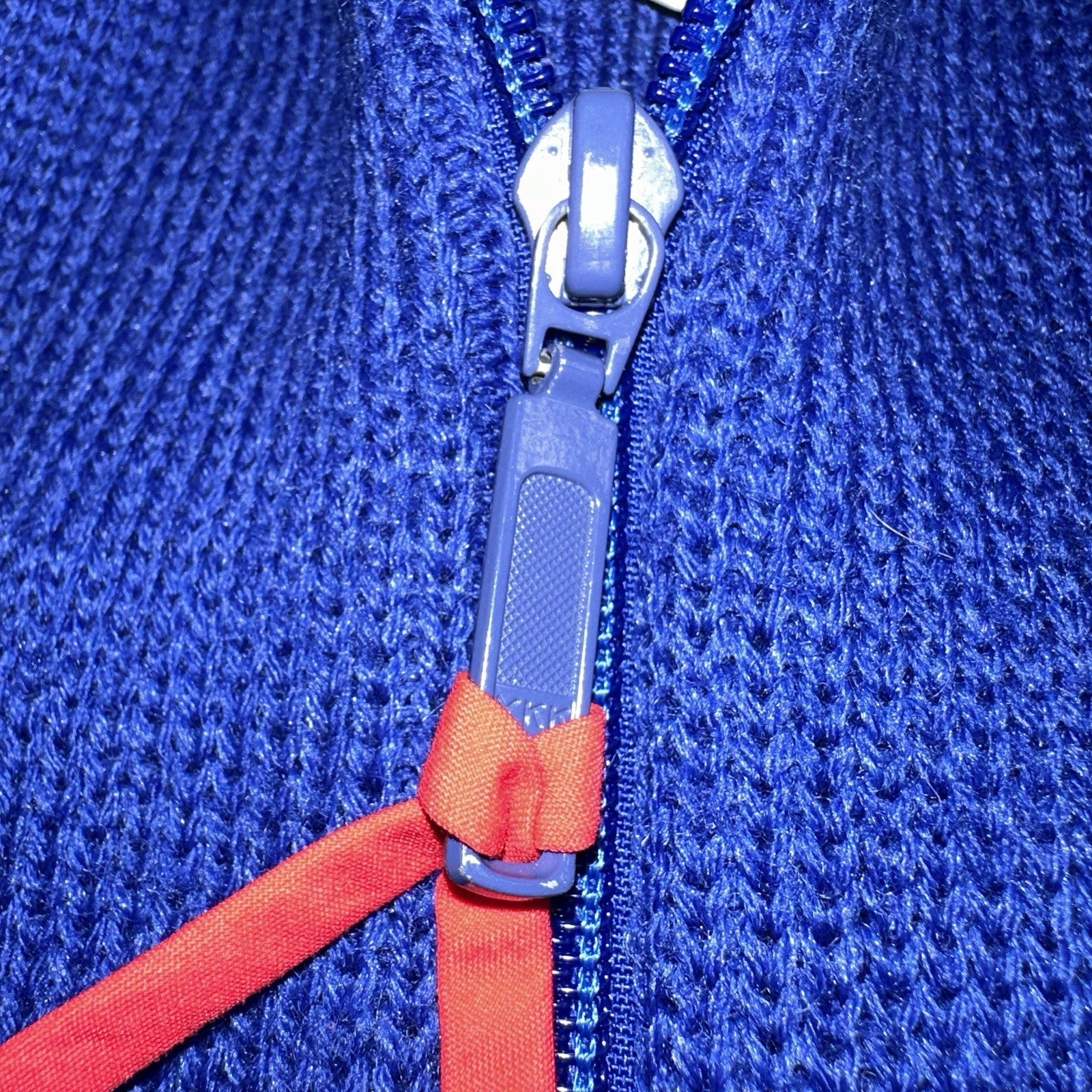 LL Bean VTG Sweater Mens Size M Red Blue Wool Blend High Trek Colorblock 80s