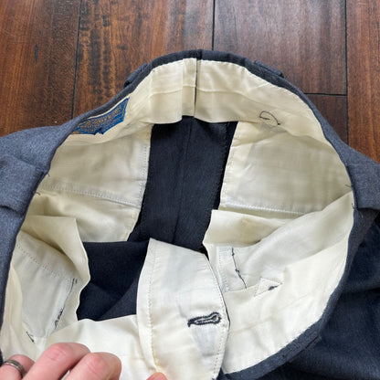 VTG 70s Pendleton Mens 33x28 Gray Slacks Pants 100% Virgin Wool Made in USA