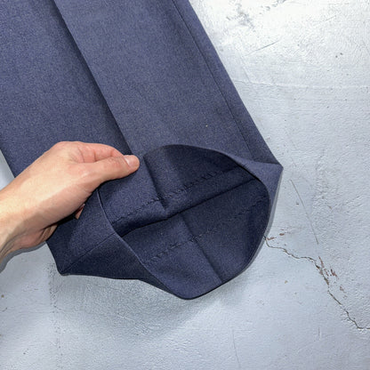 ORIGINAL WWII US ARMY M1944 WOOL COMBAT FIELD TROUSERS- SMALL 32 WAIST BLUE NAVY