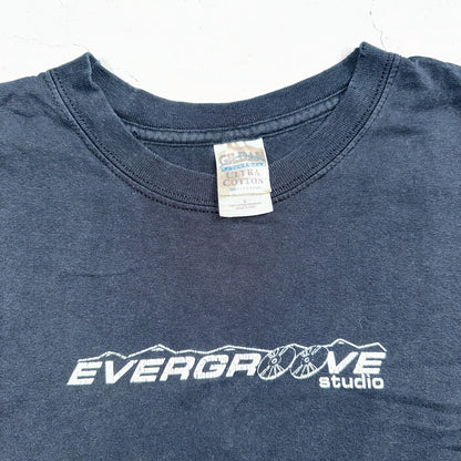 Evergroove Studios Rare Y2K VTG T Shirt Colorado Music Band Production Grammy