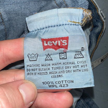 Levis 501 Vintage Y2K XX Straight Leg Jeans Blue 2003 Med Wash 34x32 Act 33x30