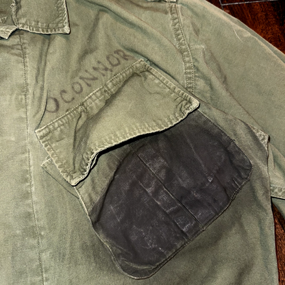 Vintage USMC 60s Vietnam US Army Military M-65 Field Coat Jacket Stencil DSA