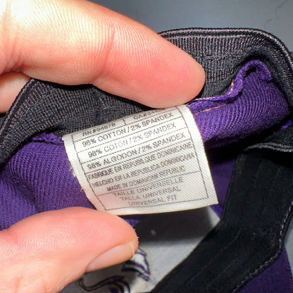 Nike VTG Washington Huskies Hat Cap Flex Fit Purple NCAA Team 90s Y2K