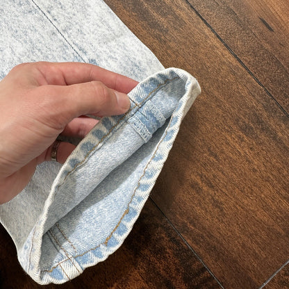 VTG 90s Levis 501 Button Fly 27x32 USA Tag Jeans Straight Wash Light X Act 25x30