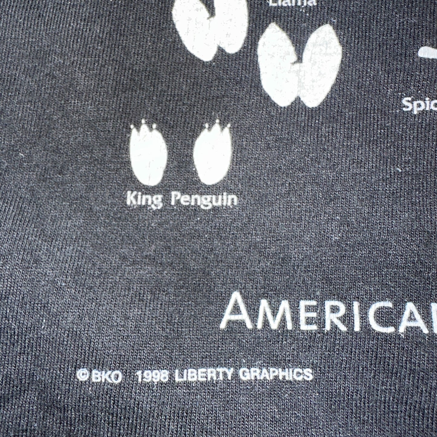 Constellations VTG T Shirt Animal Footprints Hippie Stoner Trippy Holistic Art