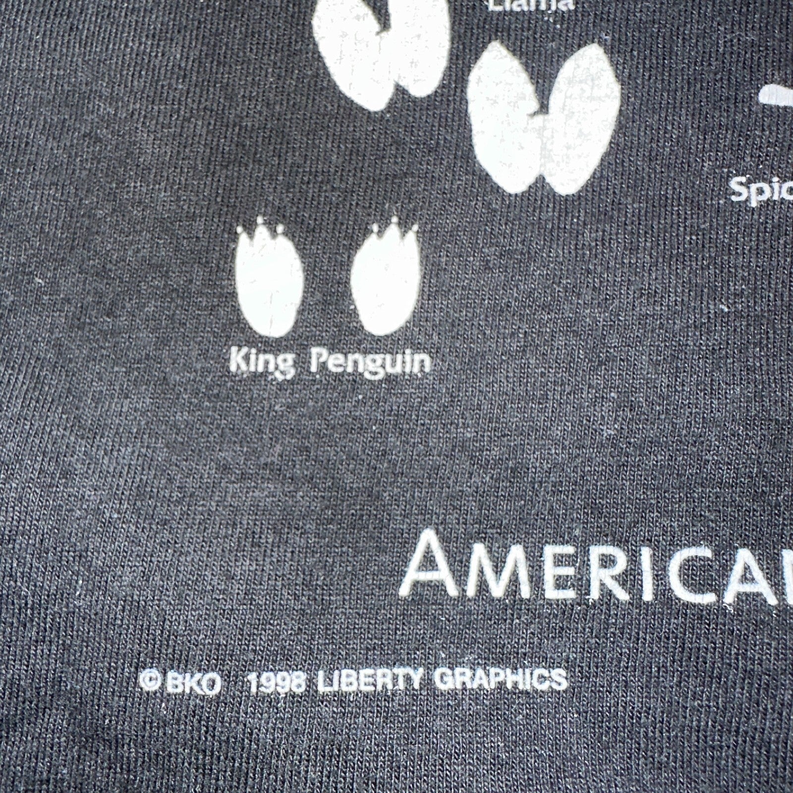 Constellations VTG T Shirt Animal Footprints Hippie Stoner Trippy Holistic Art