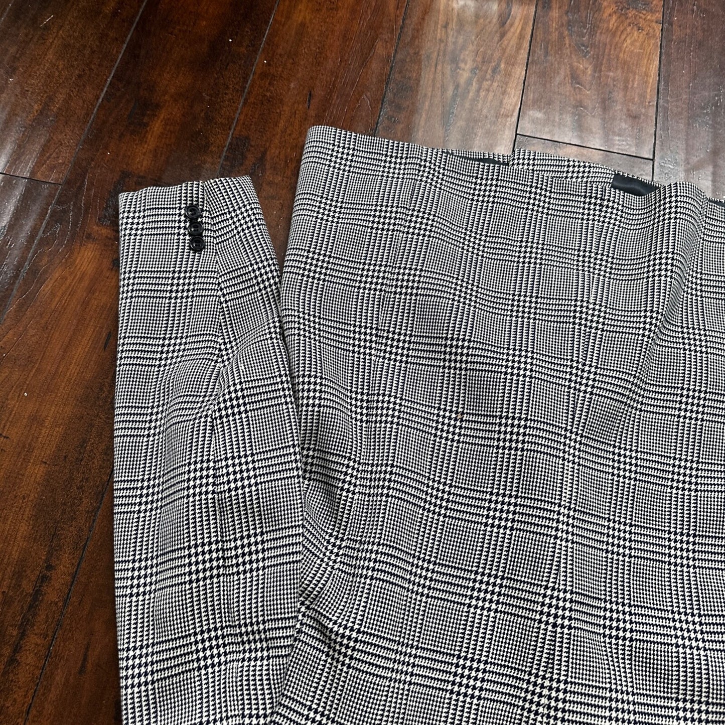 Vintage Cricketeer Womens Nordstrom Double Breasted Blazer Pure Wool 80s Plaid