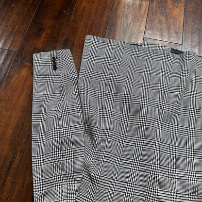 Vintage Cricketeer Womens Nordstrom Double Breasted Blazer Pure Wool 80s Plaid