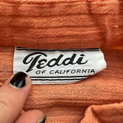 Vintage USA Rockabilly Womens Shirt Teddi Skirt 60s 70s California Sanforized 80