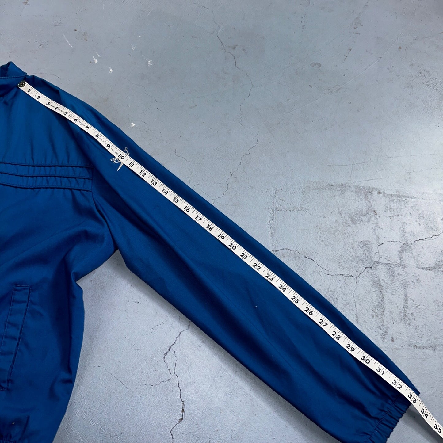 Speedo Blue Vintage Full Zip Windbreaker Men's XL Jacket Swimming Basic Simple