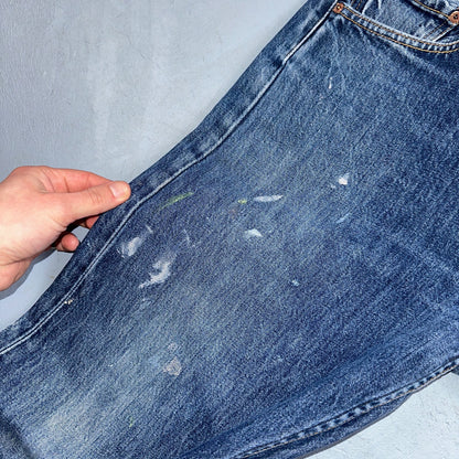 Levis 501 Vintage 90s XX Straight Leg Jeans Y2K Med Wash 33x36 Act 32x34