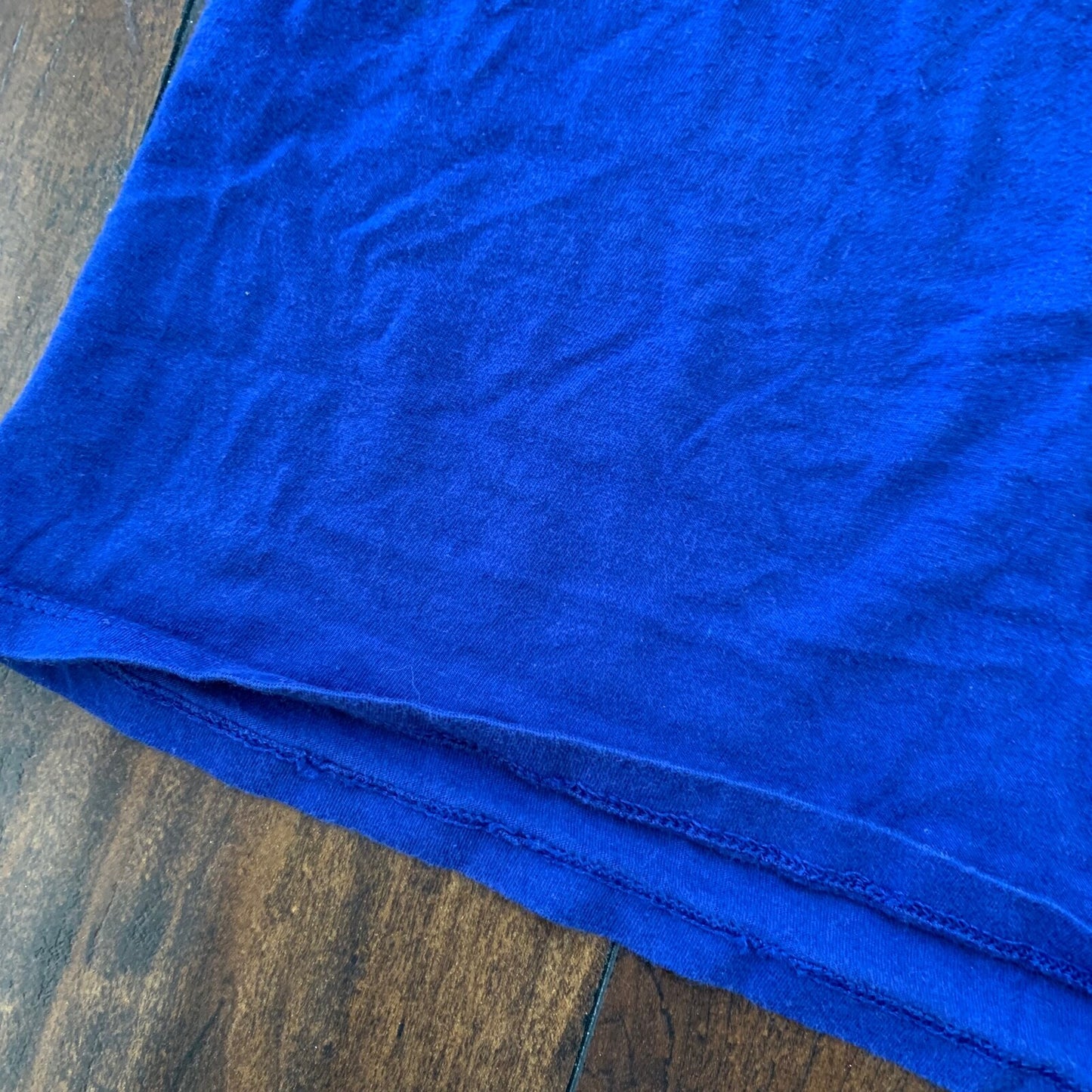 Nike Vintage Style T Shirt Dri Fit Gym Sports Running Y2K City Blue Chicago IL