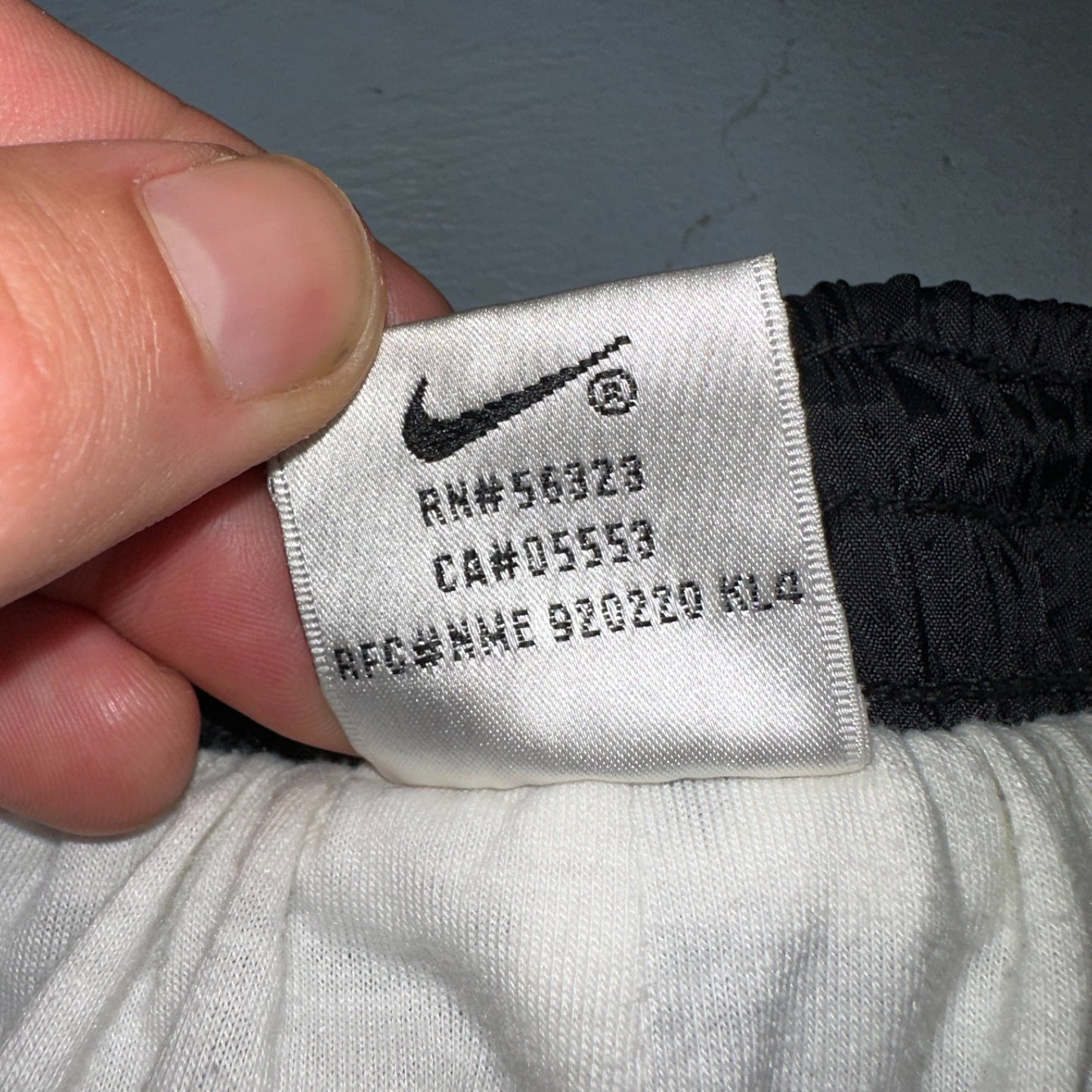 Nike VTG 90s Windbreaker Track Pants Ankle Zip Lined Black 1990s Essential