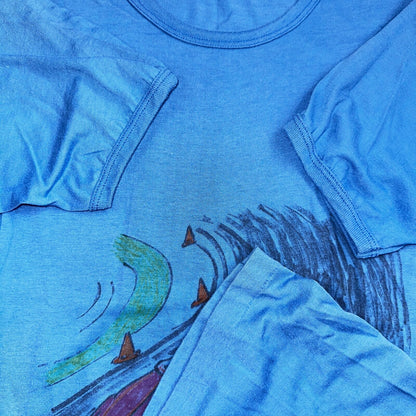 Hand Drawn 70s Class D Racing 14 VTG T Shirt 1970s Rare One Of A Kind Nascar